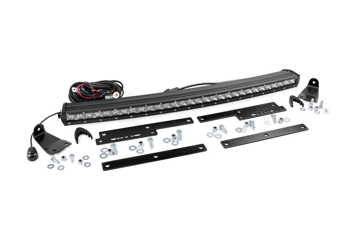 LED Light Kit | Behind Grille Mount | 30" Chrome Single Row | Chevy/GMC 1500 (14-18 & Classic) - Lighting & Acc (Image 2 of 5)