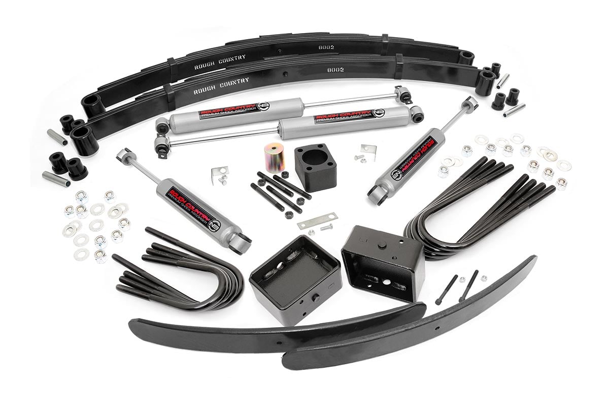 6 Inch Lift Kit | Rear Blocks | Chevy/GMC C30/K30 C35/K35 Truck 4WD (77-87) - Susp Lift Kits 4wd