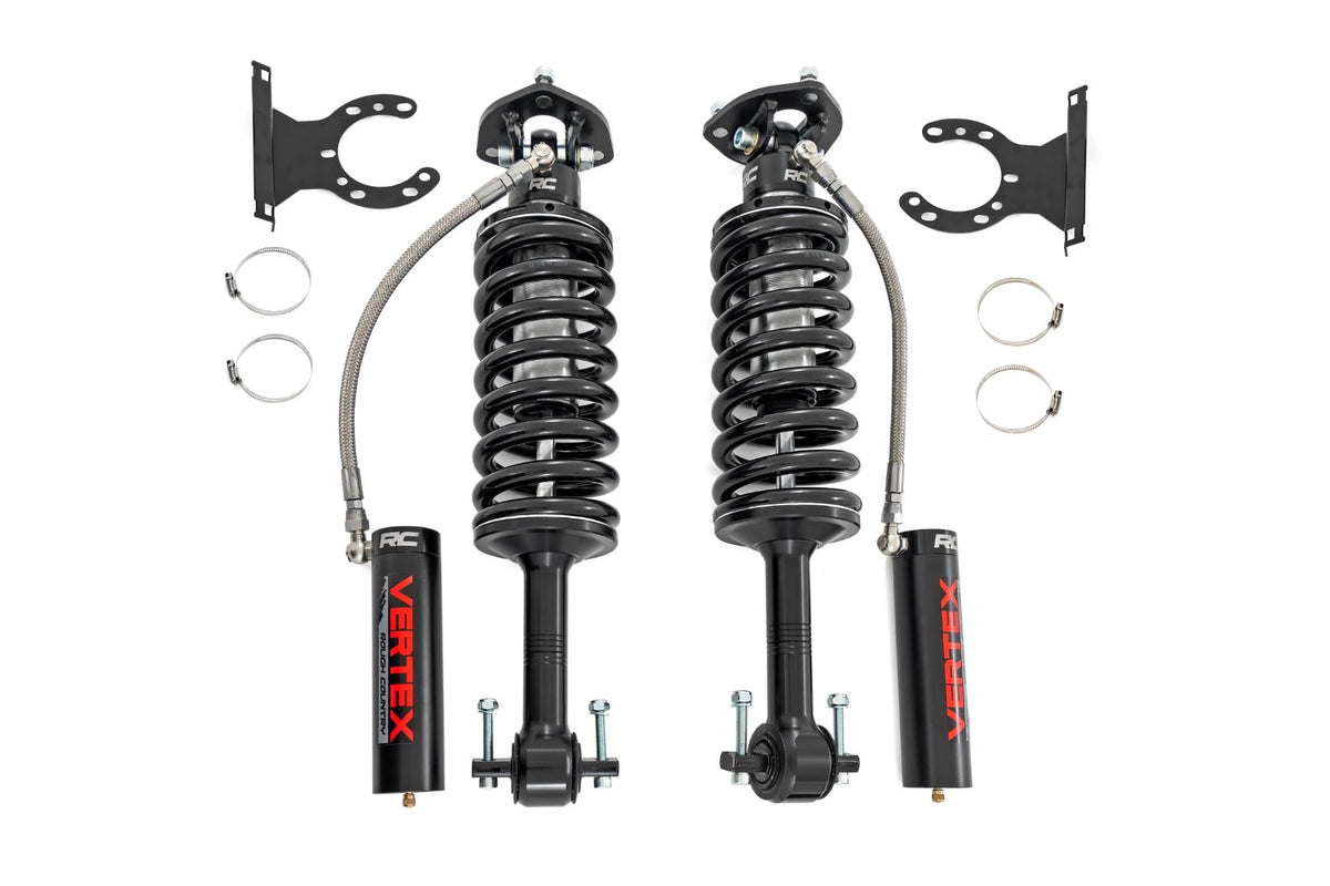 Vertex 2.5 Remote Reservoir Leveling Coilovers | 2 Inch | Chevy/GMC Sierra/Silverado 1500 (19-26) - Vertex Shocks (Image 1 of 3)