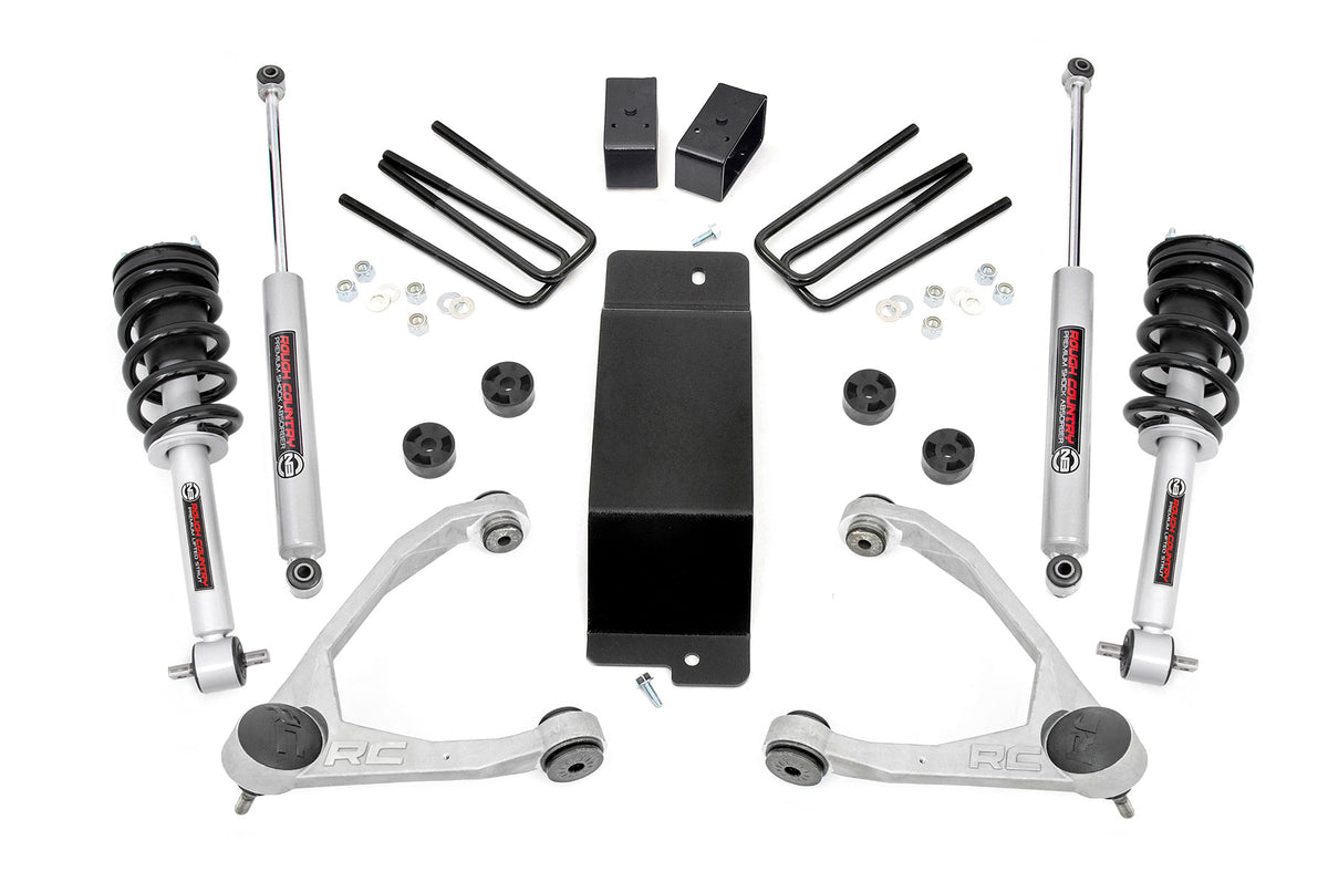 3.5 Inch Lift Kit | Forged UCA | N3 Strut | Chevy/GMC 1500 (14-16) - Susp Lift Kits 4wd (Image 1 of 6)