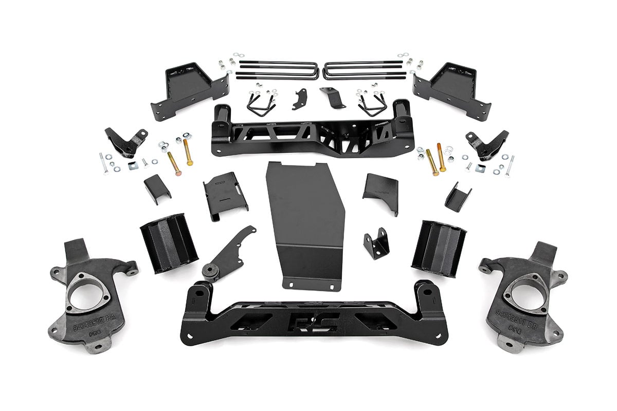 RC 6 Inch Lift Kit | Magneride | Cast Steel | GMC Sierra 1500 Denali 4WD (14-18) (manufacturer page)