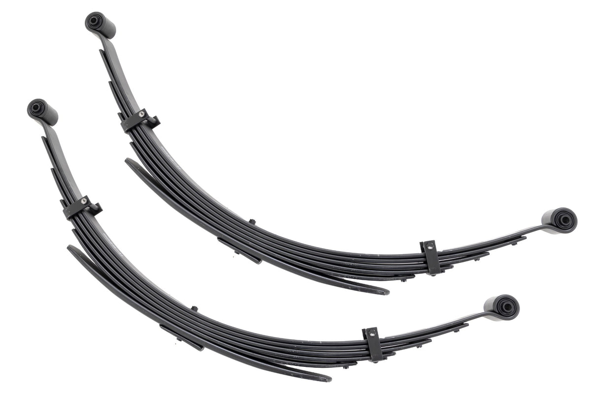 Rough Country 8028Kit Rear 52 Inch Leaf Springs |6" Lift | Pair | Chevy/GMC C10/K10 Truck & SUV/K5 Blazer (73-91) - Image 1
