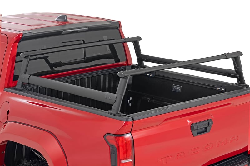 RC Bed Rack | Half Rack | Aluminum | Toyota Tacoma 2WD/4WD (2024-2026) (manufacturer page)