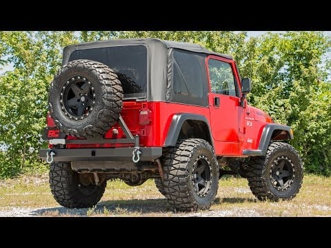 RC Rear Bumper | Tire Carrier | Jeep Wrangler TJ (97-06)/Wrangler Unlimited (04-06) (manufacturer page)