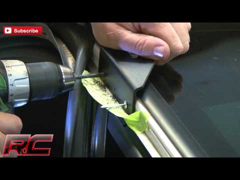 RC LED Light Mount | Upper Windshield | 54" Curved | Ford F-250/F-350 Super Duty (99-16) (manufacturer page)