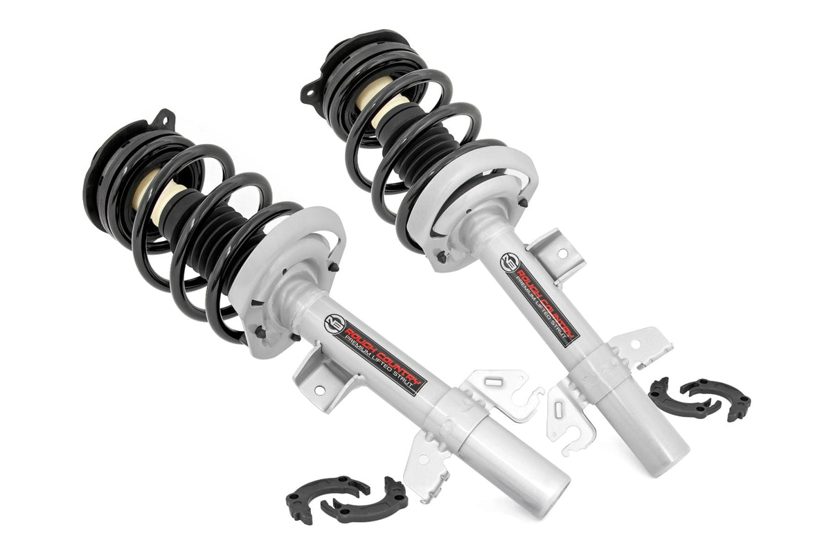 Rough Country 501111 Loaded Strut Pair | 2 Inch Lift | Jeep Cherokee KL 2WD/4WD (2014-2023) - Image 1