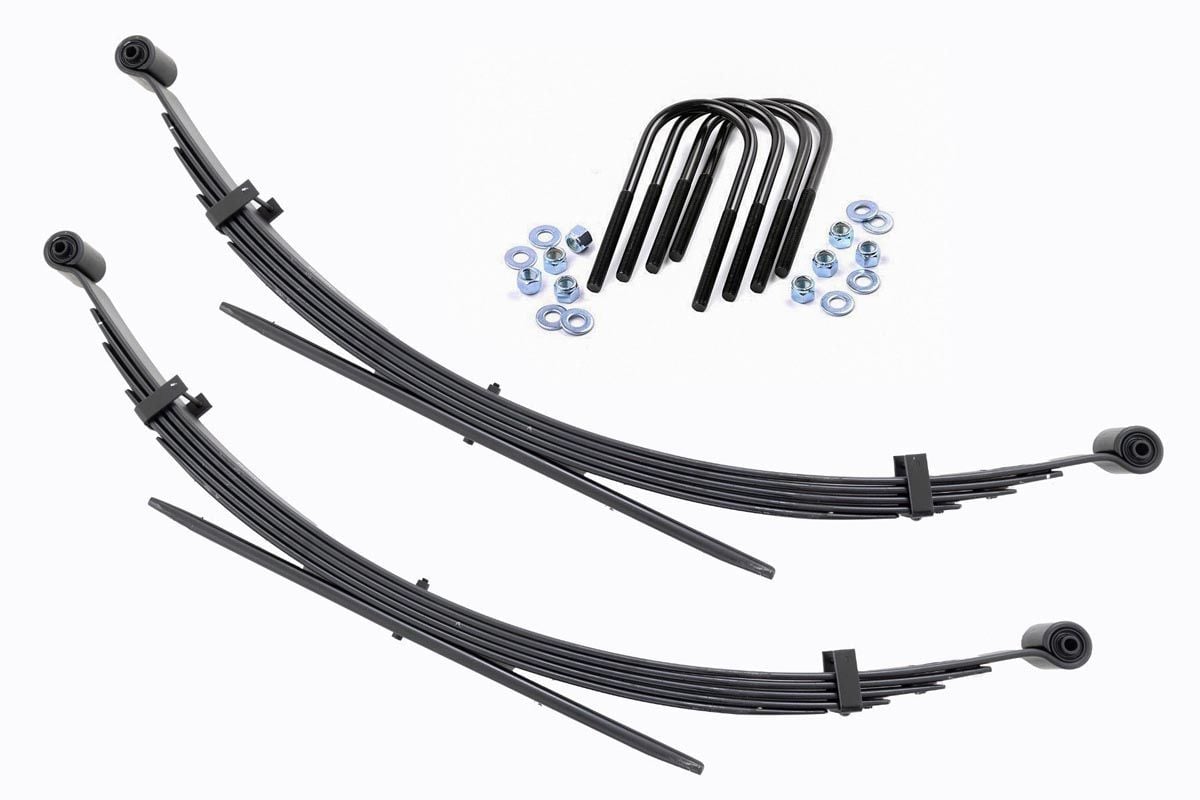 Rear 56 Inch Leaf Springs | 2" Lift | Pair | Chevy/GMC C20/K20 C25/K25 Truck 4WD (77-87) - Susp Accessories (Image 1 of 4)