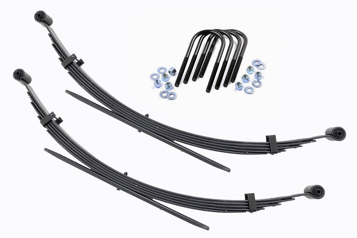 Rough Country 8036Kit Rear 56 Inch Leaf Springs | 2" Lift | Pair | Chevy/GMC C20/K20 C25/K25 Truck 4WD (77-87) - Image 1