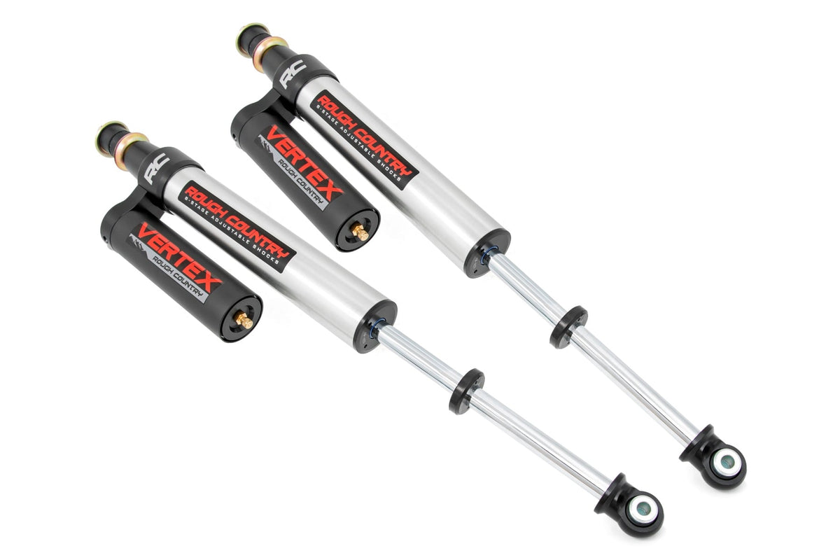 Rough Country 699049 Vertex 2.5 Reservoir Rear Shocks | 0-3.5" | Toyota Tundra 2WD/4WD (2022-2026) - Image 1