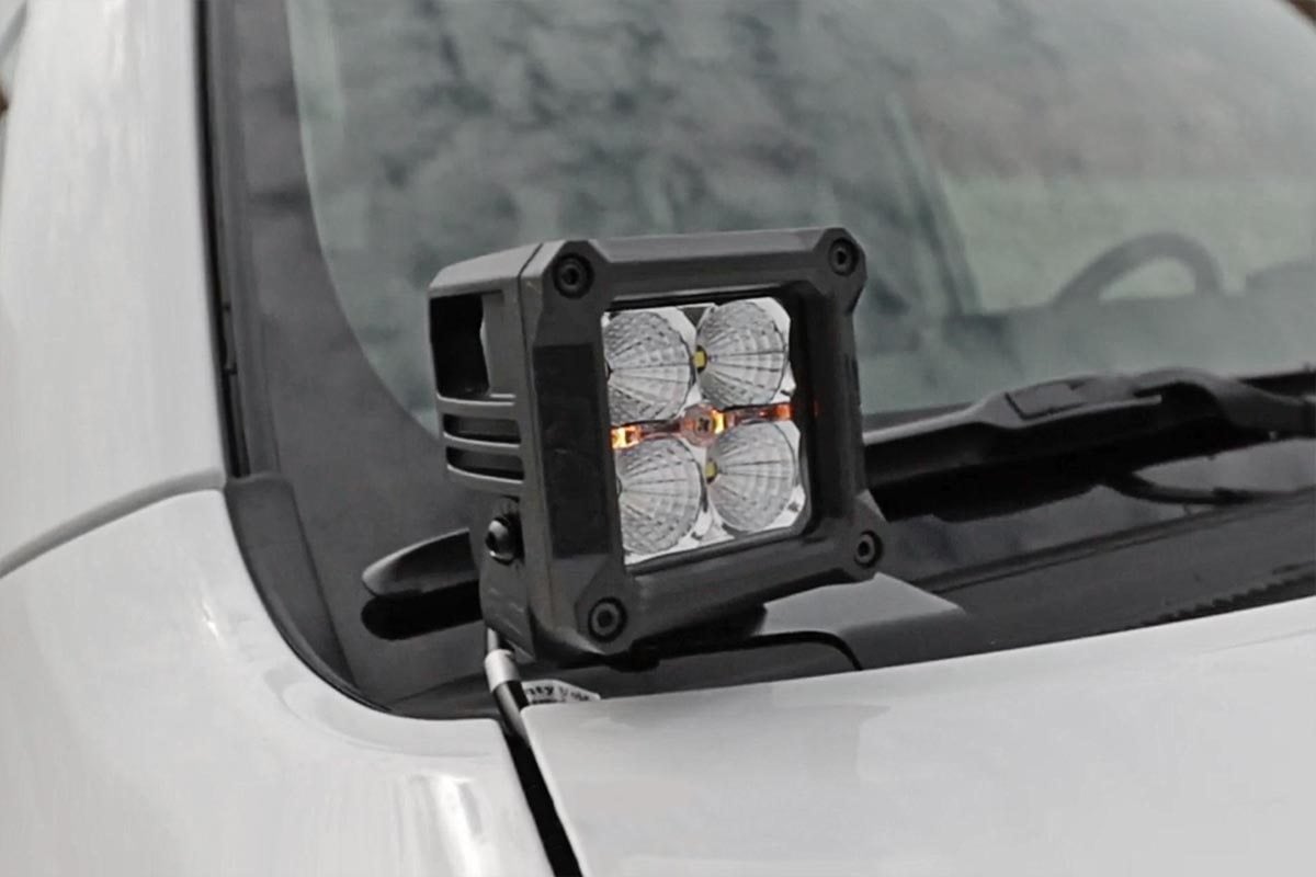 RC LED Light Kit | Ditch Mount | 2" Spectrum Spot Pair | Toyota 4Runner (10-24) (manufacturer page)