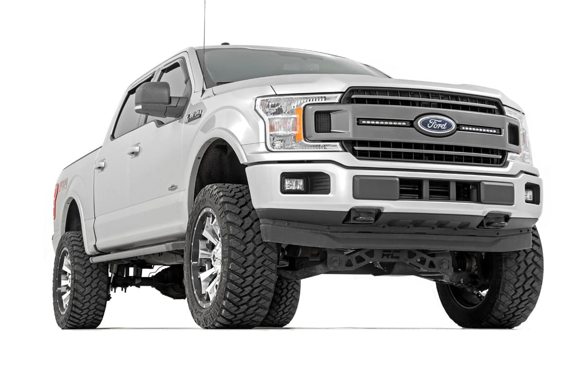 LED Light Kit | Grille Mount | 10" Black Slimline Pair | Ford F-150 (18-20) - Lighting & Acc (Image 2 of 6)