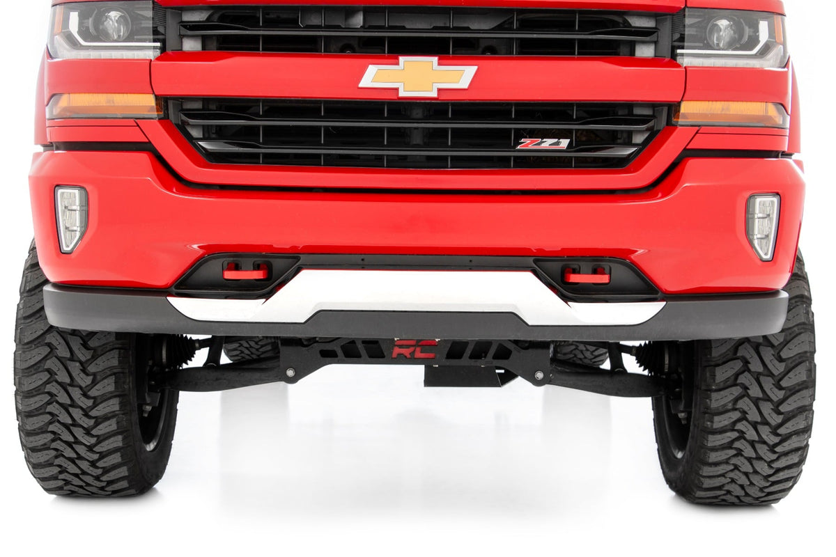 Tow Hooks | Forged | Red | Chevy Silverado 1500 2WD/4WD (2014-2018 & Classic) - Winches & Acc (Image 3 of 6)