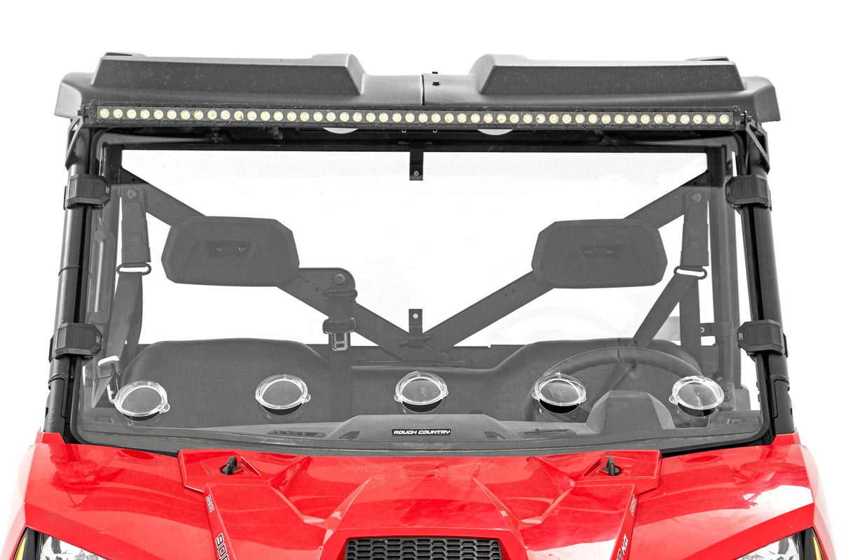 Vented Full Windshield | Scratch Resistant | Polaris Ranger 1000/Ranger XP 900/1000 - Windshields (Image 3 of 6)