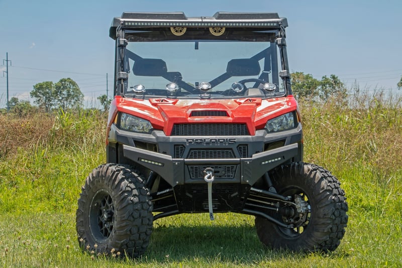 RC Vented Full Windshield | Scratch Resistant | Polaris Ranger 1000/Ranger XP 900/1000 (manufacturer page)