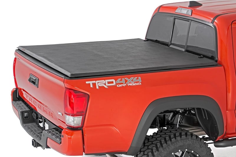 RC Soft Tri-Fold Bed Cover | 5' Bed | Dbl Cab | Toyota Tacoma 2WD/4WD (16-23) (manufacturer page)