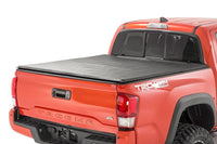 Soft Tri-Fold Bed Cover | 5' Bed | Dbl Cab | Toyota Tacoma 2WD/4WD (16-23) - Bed Covers (Image 1 of 6)