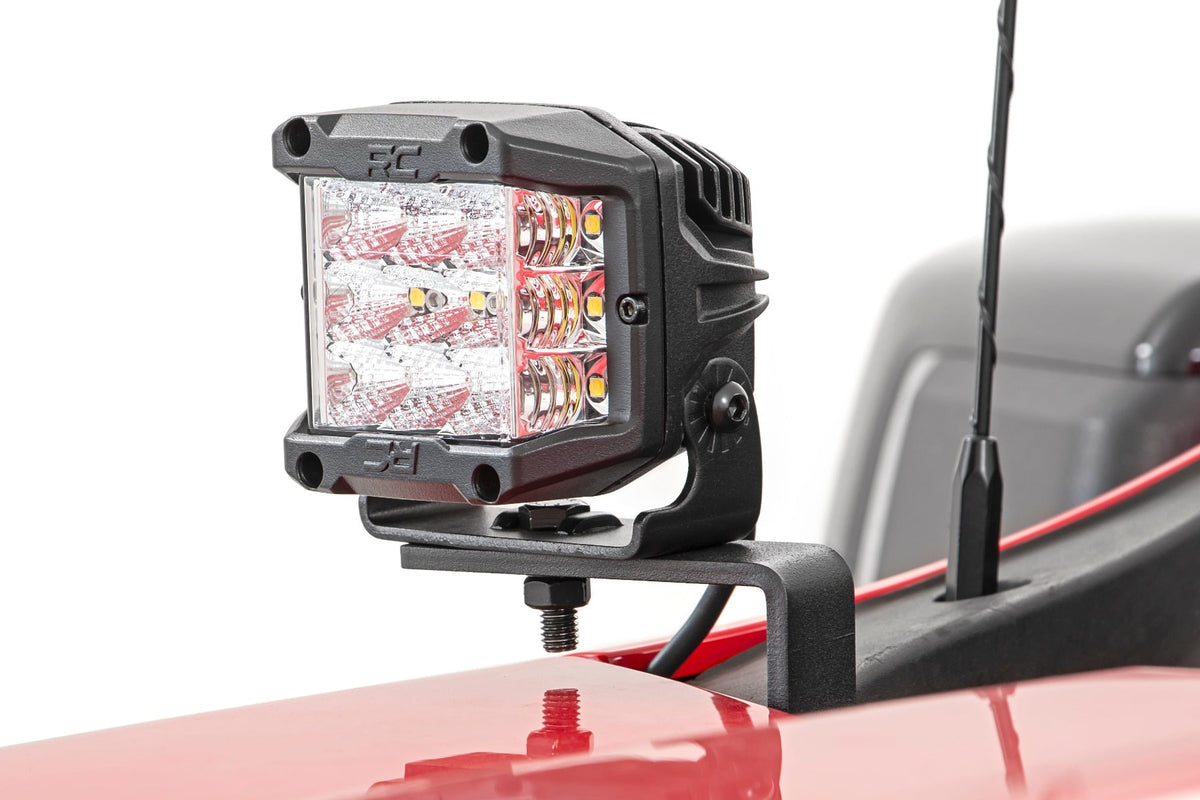 LED Light Kit | Ditch Mount | 2" Black Pair | Flood | Chevy Silverado 1500 (19-26) - Lighting & Acc (Image 2 of 6)