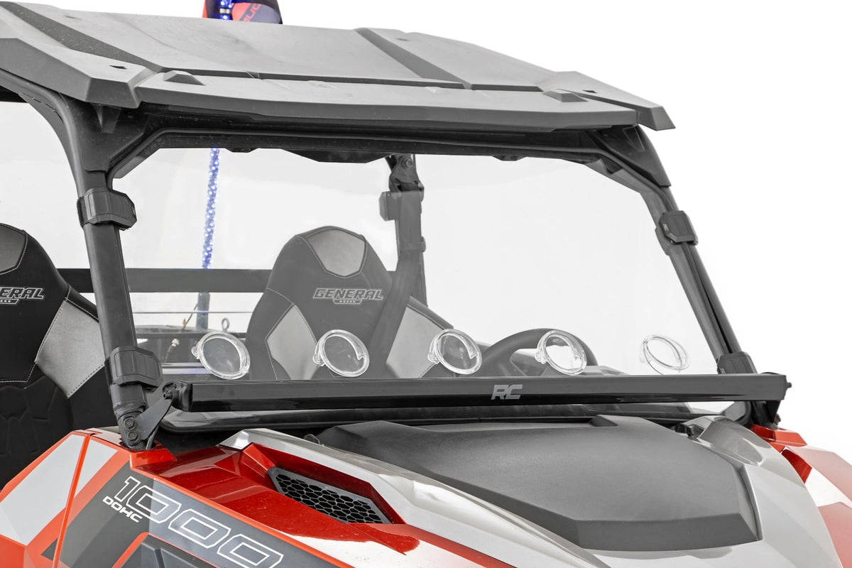 Vented Full Windshield | Scratch Resistant | Polaris General XP 4 1000 - Windshields (Image 1 of 6)