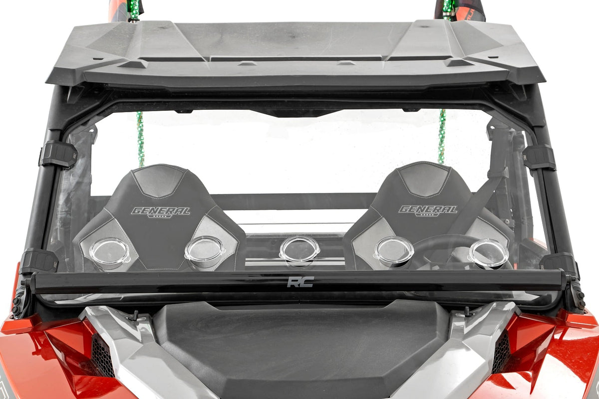 Vented Full Windshield | Scratch Resistant | Polaris General XP 4 1000 - Windshields (Image 3 of 6)