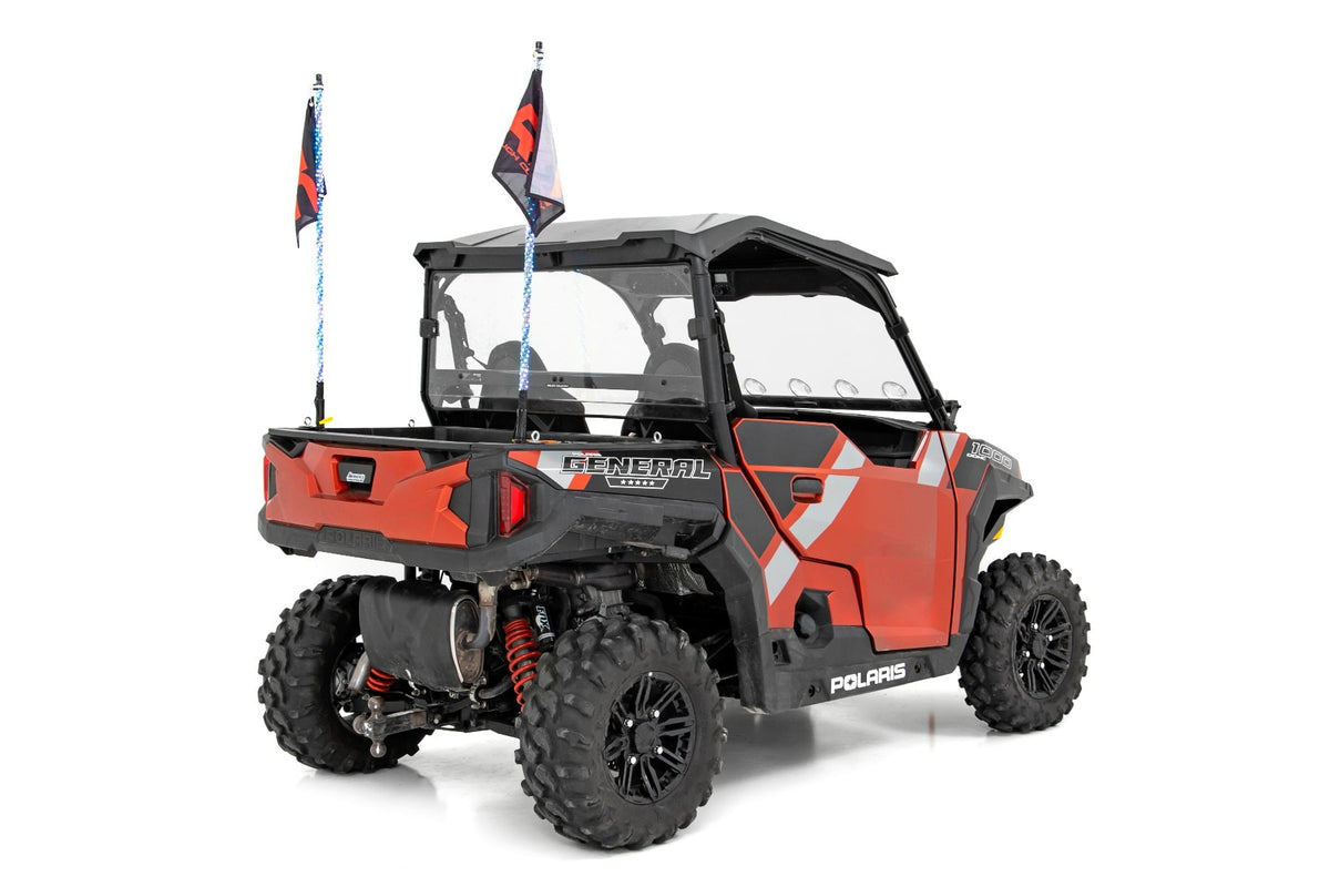 Vented Full Windshield | Scratch Resistant | Polaris General XP 4 1000 - Windshields (Image 6 of 6)