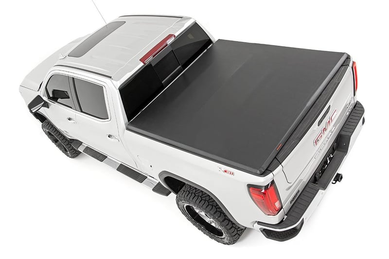 RC Soft Tri-Fold Bed Cover | 6'7" Bed | Chevy/GMC Sierra 1500 (19-26)/Silverado 1500 (19-26) (manufacturer page)