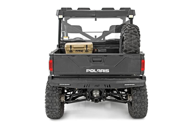 RC LED Light | RR Cage Mount | 2" Black Spot Pair | Polaris Ranger 1000/Ranger XP 900/1000 (manufacturer page)