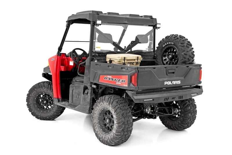 RC LED Light | RR Cage Mount | 2" Black Spot Pair | Polaris Ranger 1000/Ranger XP 900/1000 (manufacturer page)