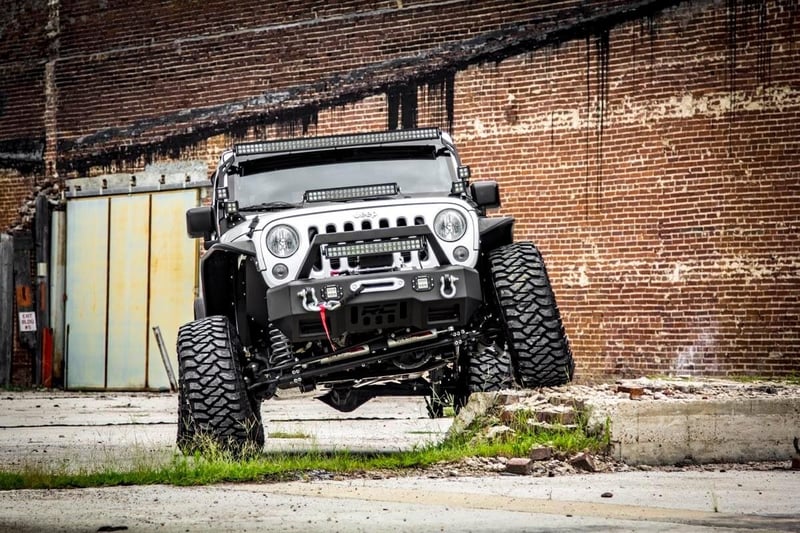 RC 4 Inch Lift Kit | X-Series | M1 | Jeep Wrangler JK 4WD (2007-2018) (manufacturer page)