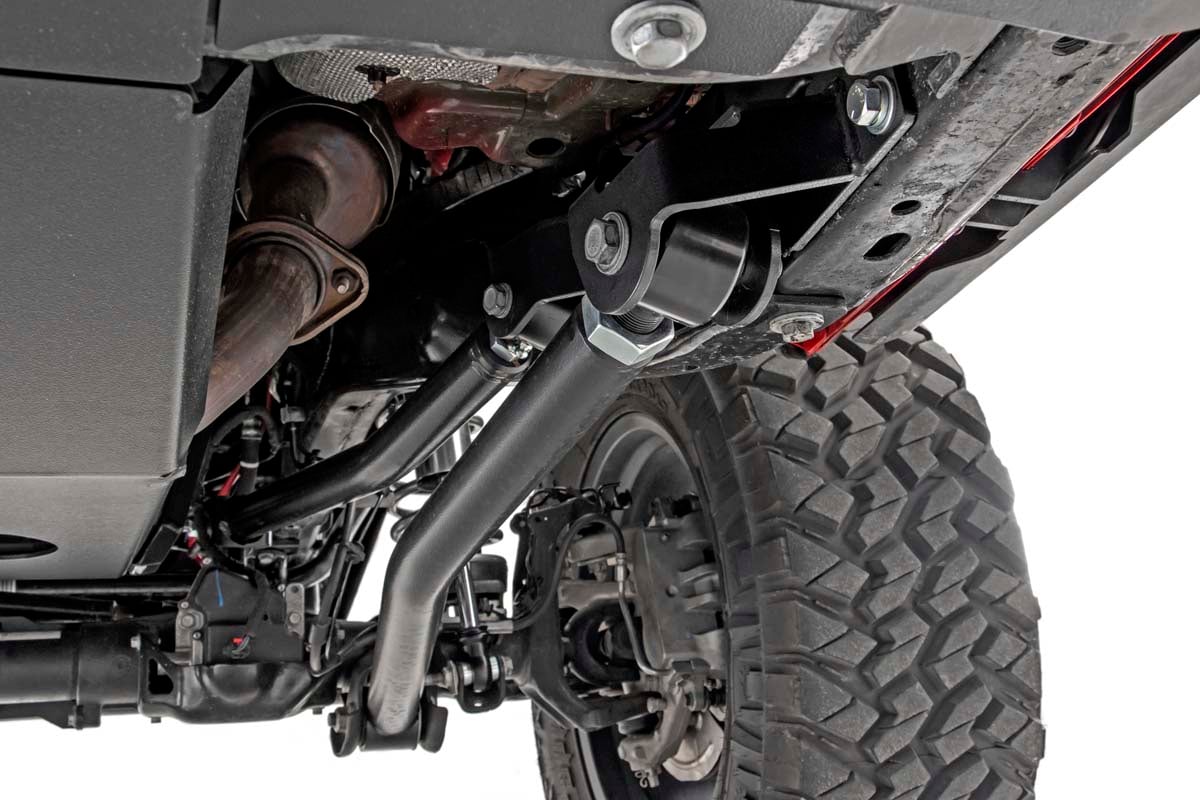 Rough Country 66044 6 Inch Lift Kit | Long Arm | M1R | Jeep Wrangler Unlimited 4WD (2018-2023) - Studio View 5