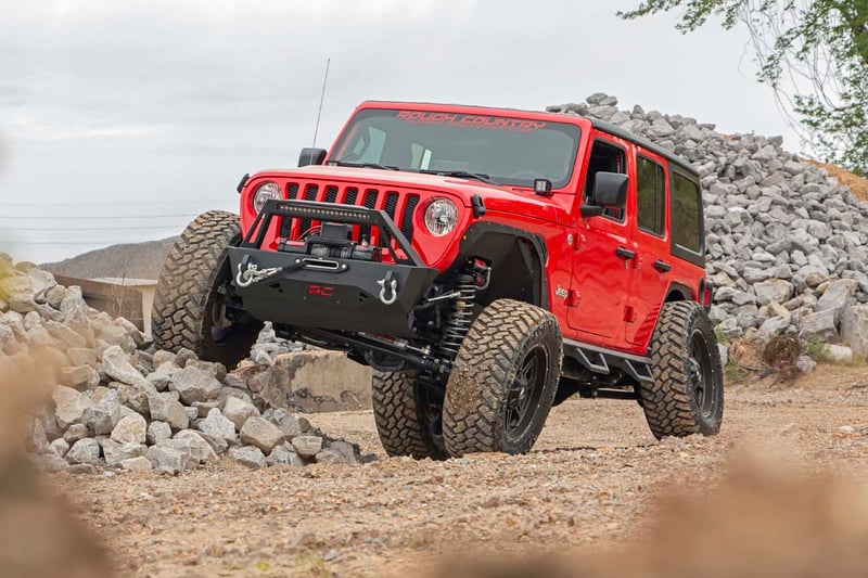 RC 6 Inch Lift Kit | Long Arm | Jeep Wrangler Unlimited 4WD (2018-2023) (manufacturer page)