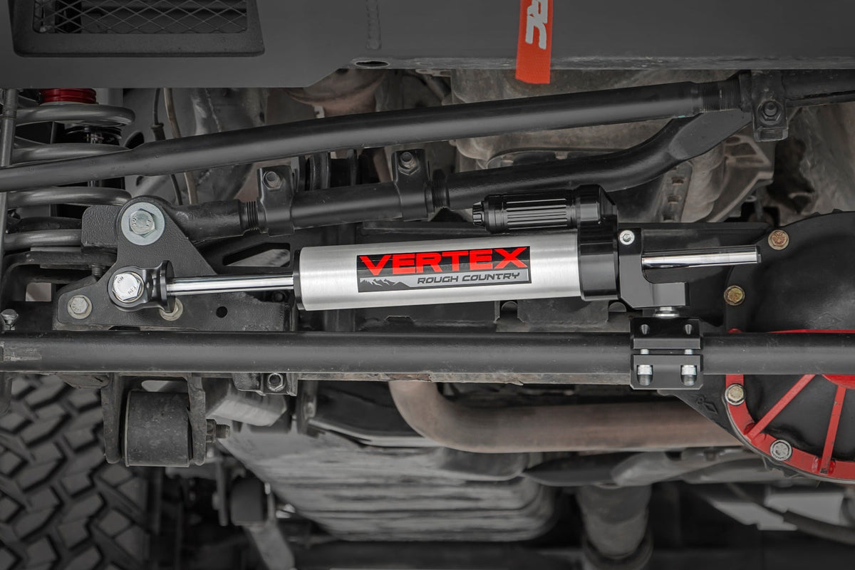 Vertex Steering Stabilizer | Pass-Through | Jeep Wrangler JK/Wrangler Unlimited (07-18) - Vertex Shocks (Image 3 of 4)