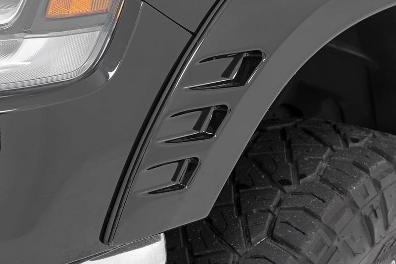 RC SF1 Fender Flares | PS2 Bright Silver | Ram 1500 2WD/4WD (2019-2024) (manufacturer page)