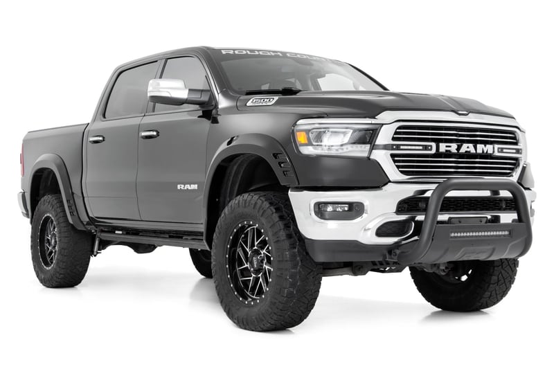RC SF1 Fender Flares | PXJ Diamond Black | Ram 1500 2WD/4WD (2019-2024) (manufacturer page)