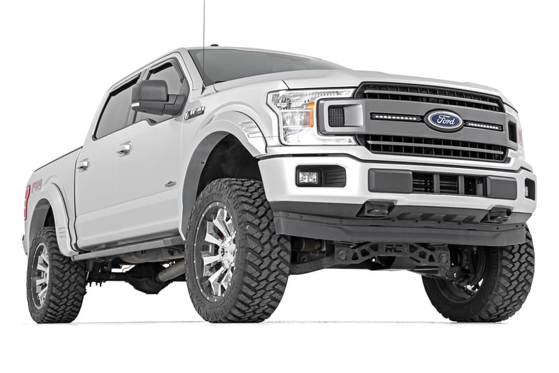 RC SF1 Fender Flares | D1 Stone Gray | Ford F-150 2WD/4WD (2018-2020) (manufacturer page)