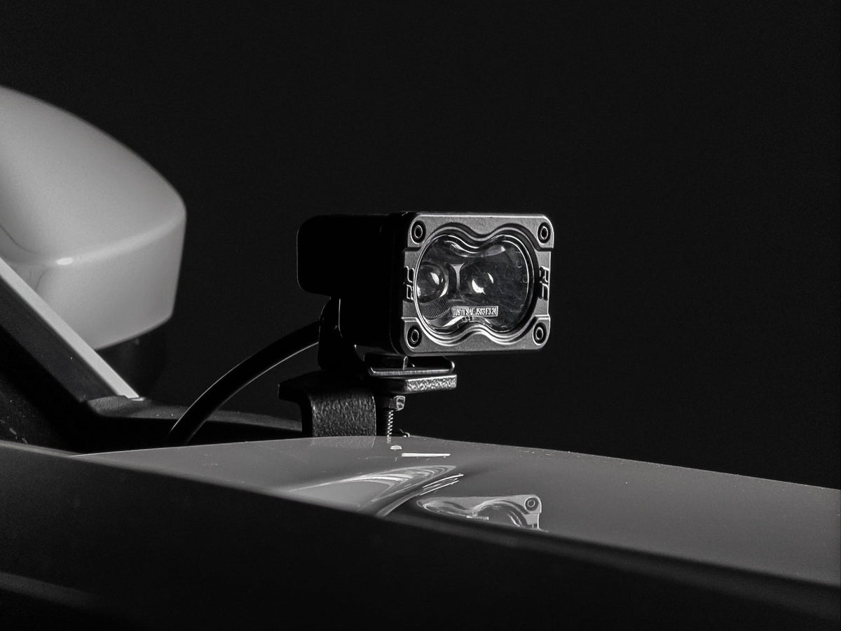 3x1.75 Inch Black Series | Yellow | LED Slim Aux | SAE Fog | Pair - Lighting & Acc (Image 6 of 6)