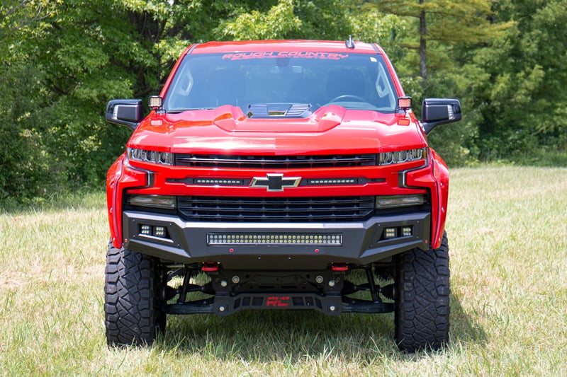 RC LED Light Kit | Ditch Mount | 2" Black Pair | Spot | Chevy Silverado 1500 (19-26) (manufacturer page)