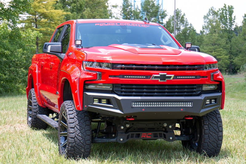 RC LED Light Kit | Ditch Mount | 2" Black Pair | Spot | Chevy Silverado 1500 (19-26) (manufacturer page)
