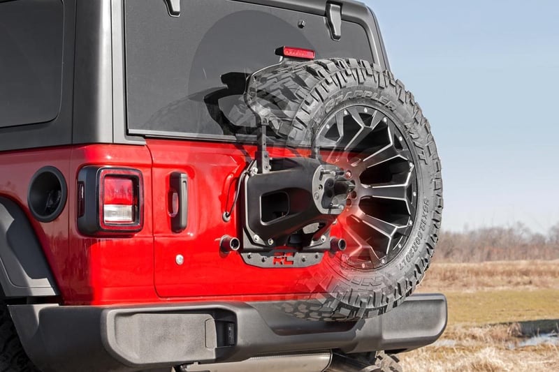 RC Tire Carrier Relocation Plate | Prox Sensor | Jeep Wrangler JL (18-26)/Wrangler Unlimited (18-26) (manufacturer page)