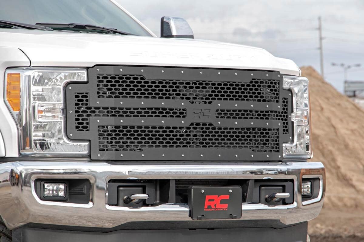 Mesh Grille | Ford F-250/F-350 Super Duty 2WD/4WD (2017-2019) - Lighting & Acc (Image 4 of 6)