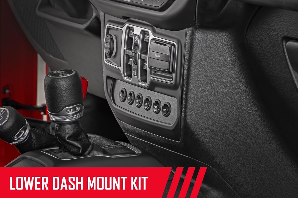 MLC-6 | Muliple Light Controller | Lower Dash | Jeep Wrangler JL/Wrangler Unlimited (18-26) - Lighting & Acc (Image 3 of 6)