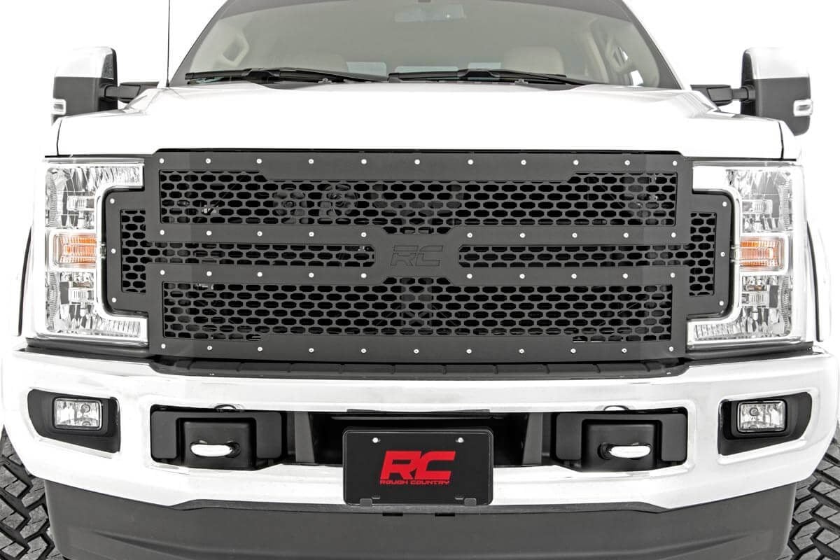 Mesh Grille | Ford F-250/F-350 Super Duty 2WD/4WD (2017-2019) - Lighting & Acc (Image 2 of 6)