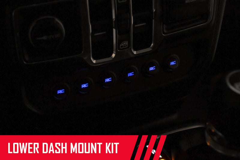 RC MLC-6 | Muliple Light Controller | Lower Dash | Jeep Wrangler JL/Wrangler Unlimited (18-26) (manufacturer page)