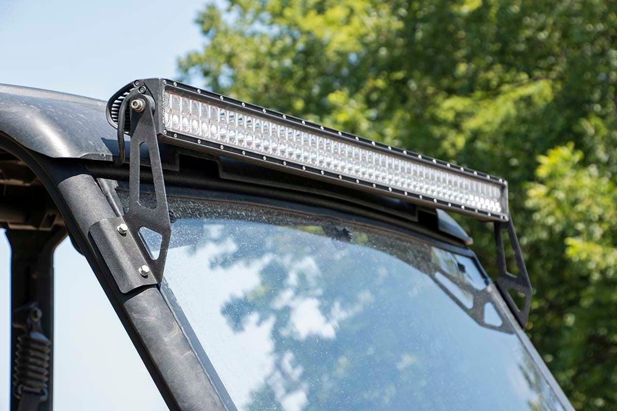 RC LED Light | Windhshield | 50" Blk Single Row | Can-Am Defender HD 5/HD 8/HD 9/HD 10 (manufacturer page)