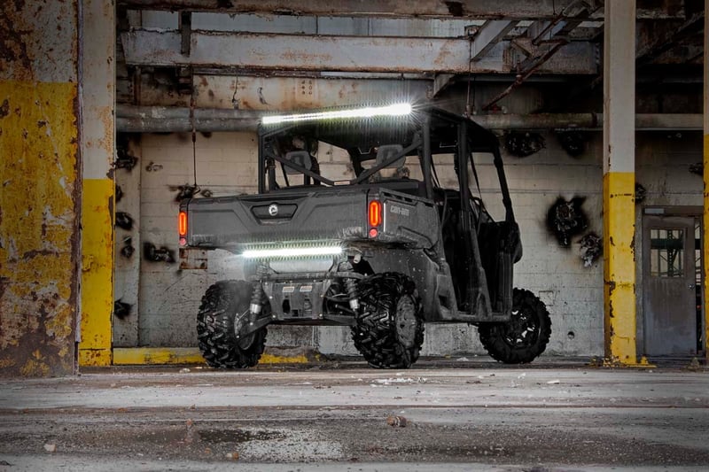 RC LED Light | Under Bed | 30" Black Dual Row | Can-Am Defender HD 5/HD 8/HD 9/HD 10 (manufacturer page)