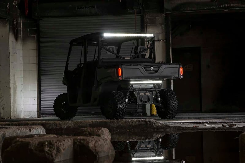 RC LED Light | Under Bed | 30" Black Dual Row | Can-Am Defender HD 5/HD 8/HD 9/HD 10 (manufacturer page)