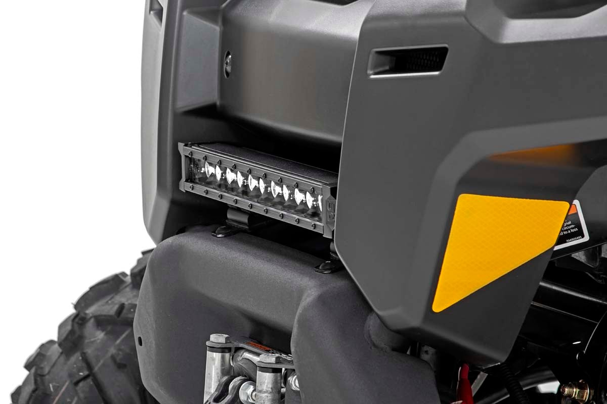 RC LED Light | Bumper Mount | 12" Black Single Row | Can-Am Defender HD 8/HD 9/HD 10 (manufacturer page)