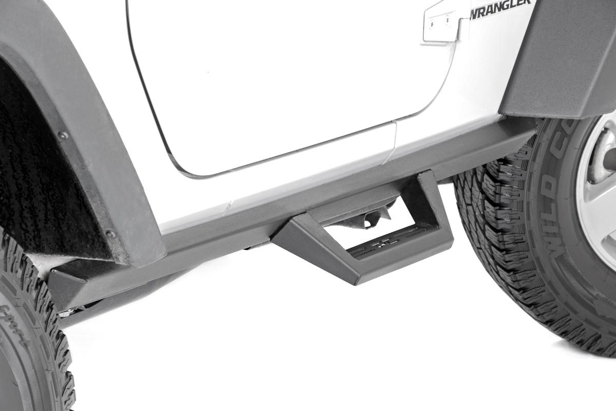 Contoured Drop Steps | 2 Door | Jeep Wrangler JK 4WD (2007-2018) - Steps & Runningboard (Image 1 of 6)