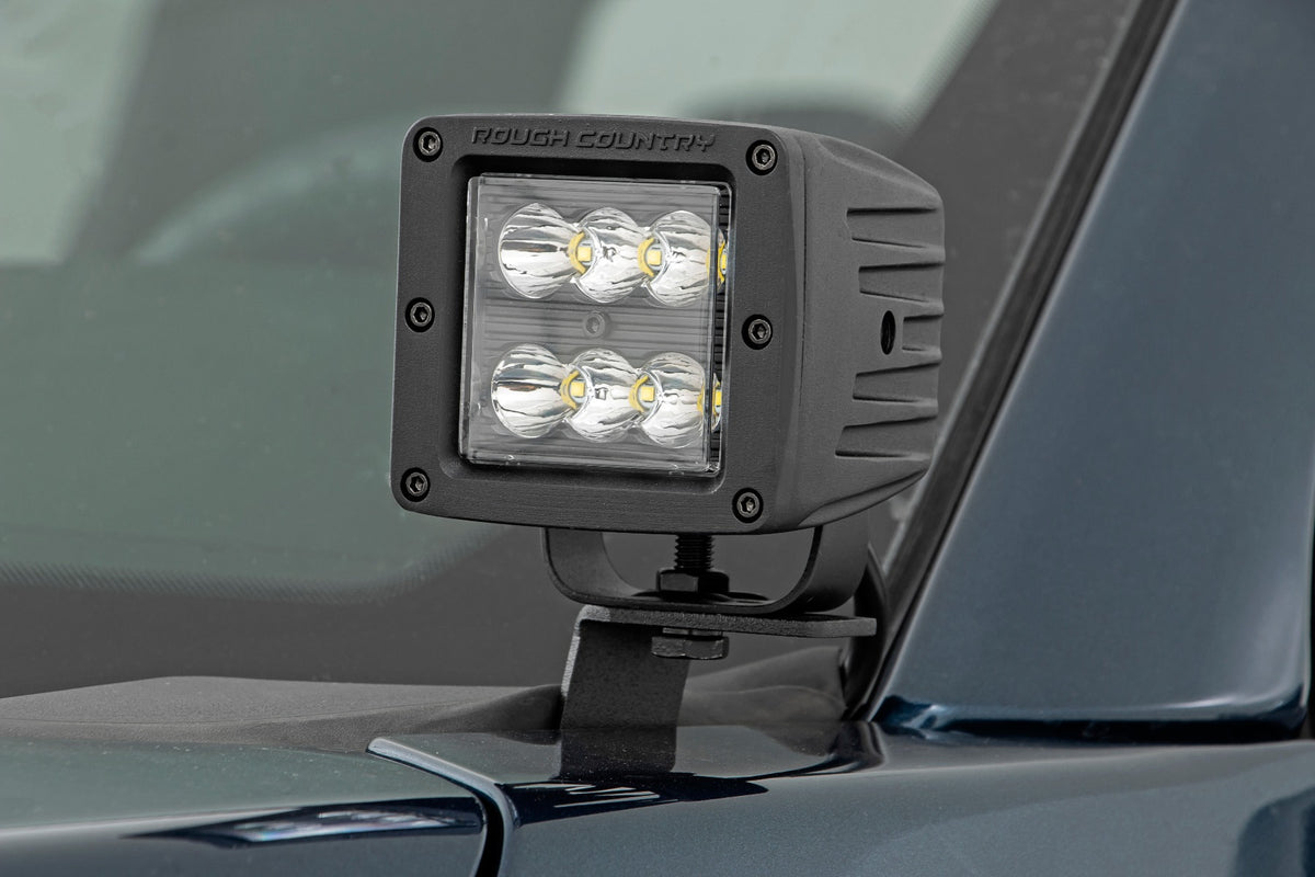 LED Light Kit | Ditch | 2" Black Pair | Amber DRL | Ford F-150 (15-26)/F-150 Lightning (22-26) - Lighting & Acc (Image 2 of 6)