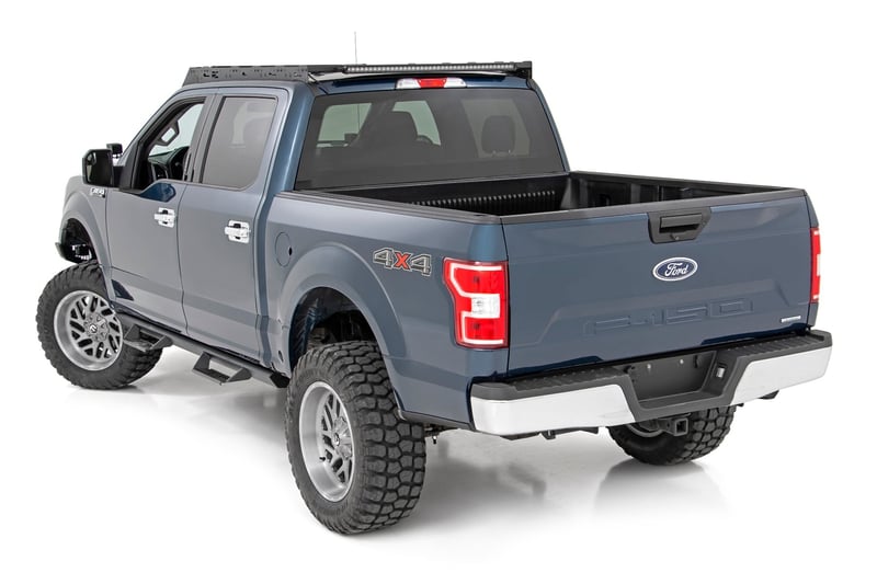 RC Roof Rack | FR 40 Inch Single Row BLK LED | Ford F-150 2WD/4WD (2015-2018) (manufacturer page)