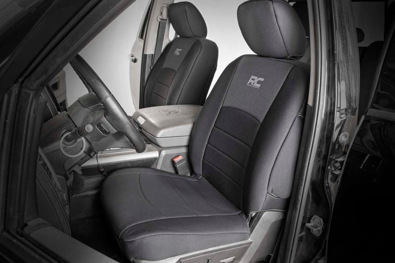 RC Seat Covers | FR Bucket RR w/Arm Rest | Ram 1500 (09-18)/2500 (11-18)/3500 (11-18) (manufacturer page)